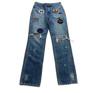 Needles Assorted Patches Jeans in Blue